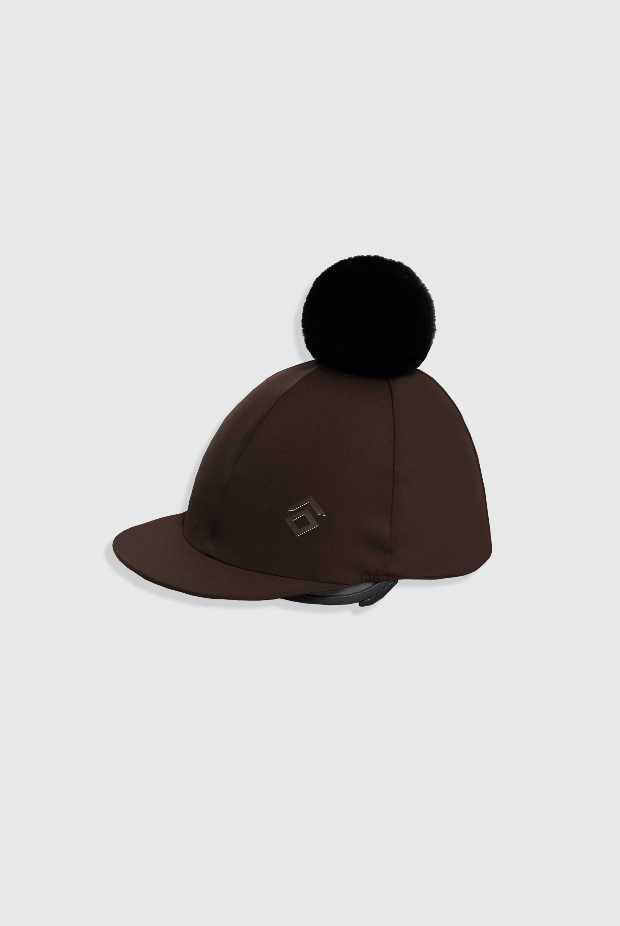 Mocha Pom Hat Silk