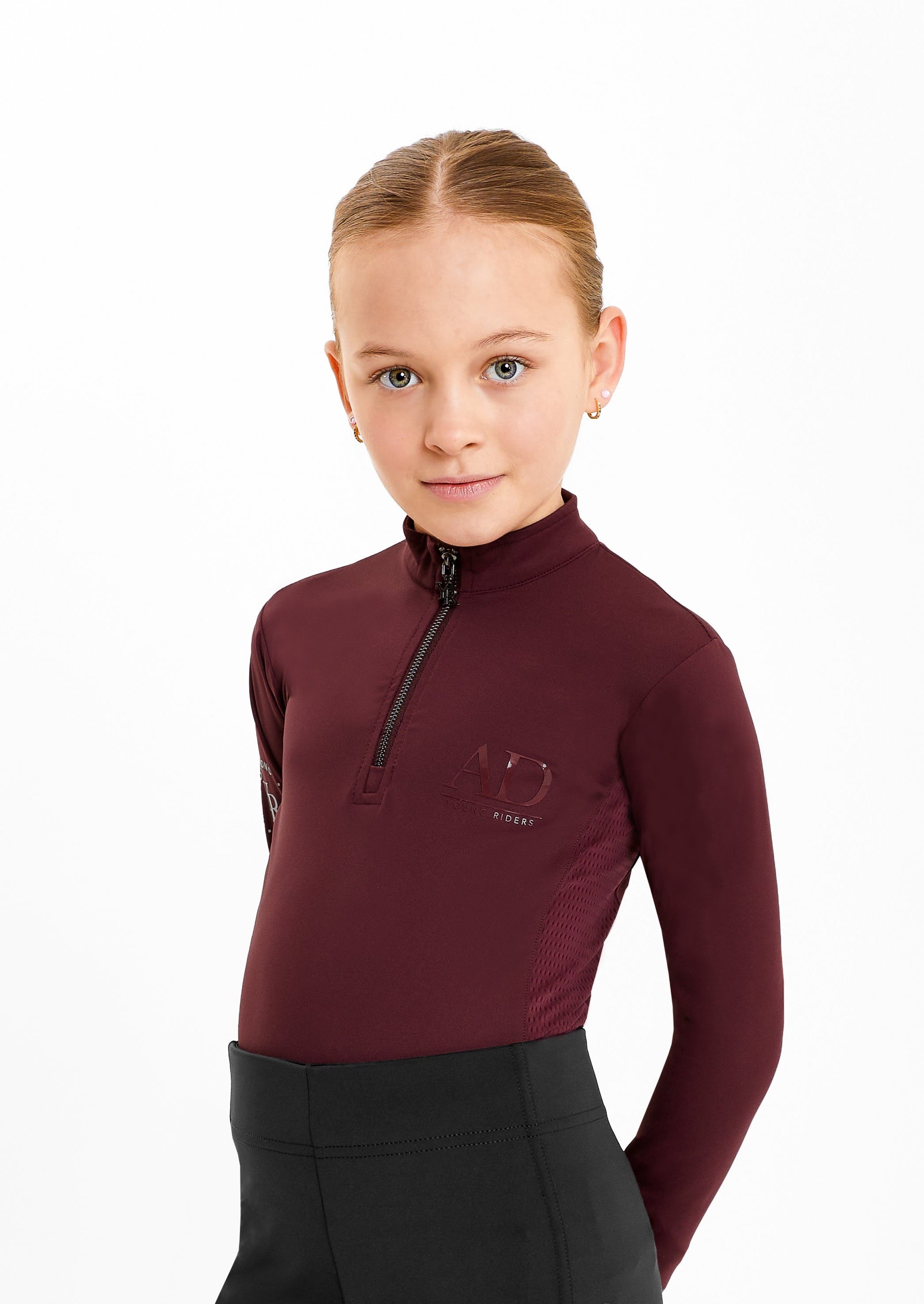 burgundy base layer