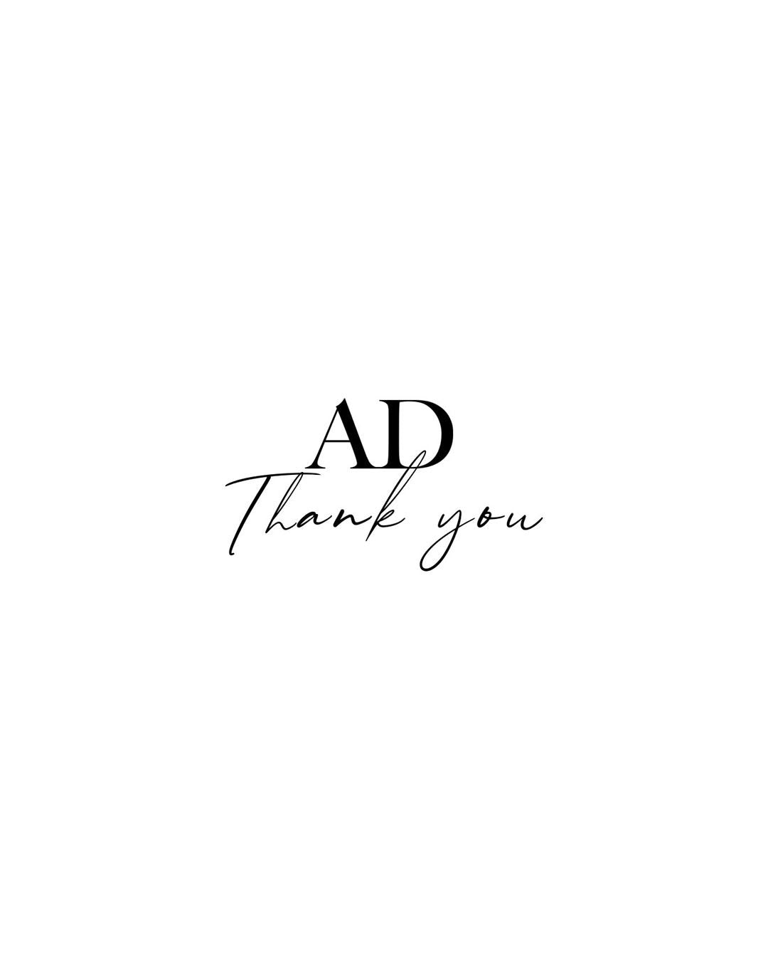 All about...AD Thank You