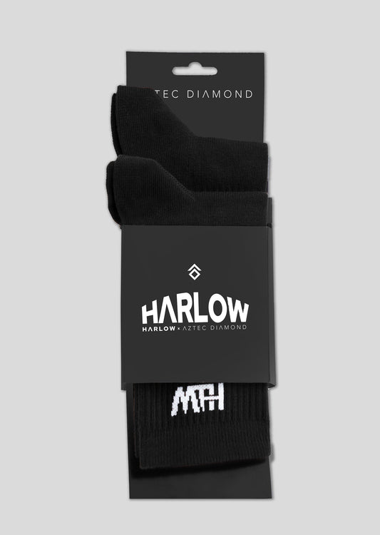 HLW Black Rolo Sock Set
