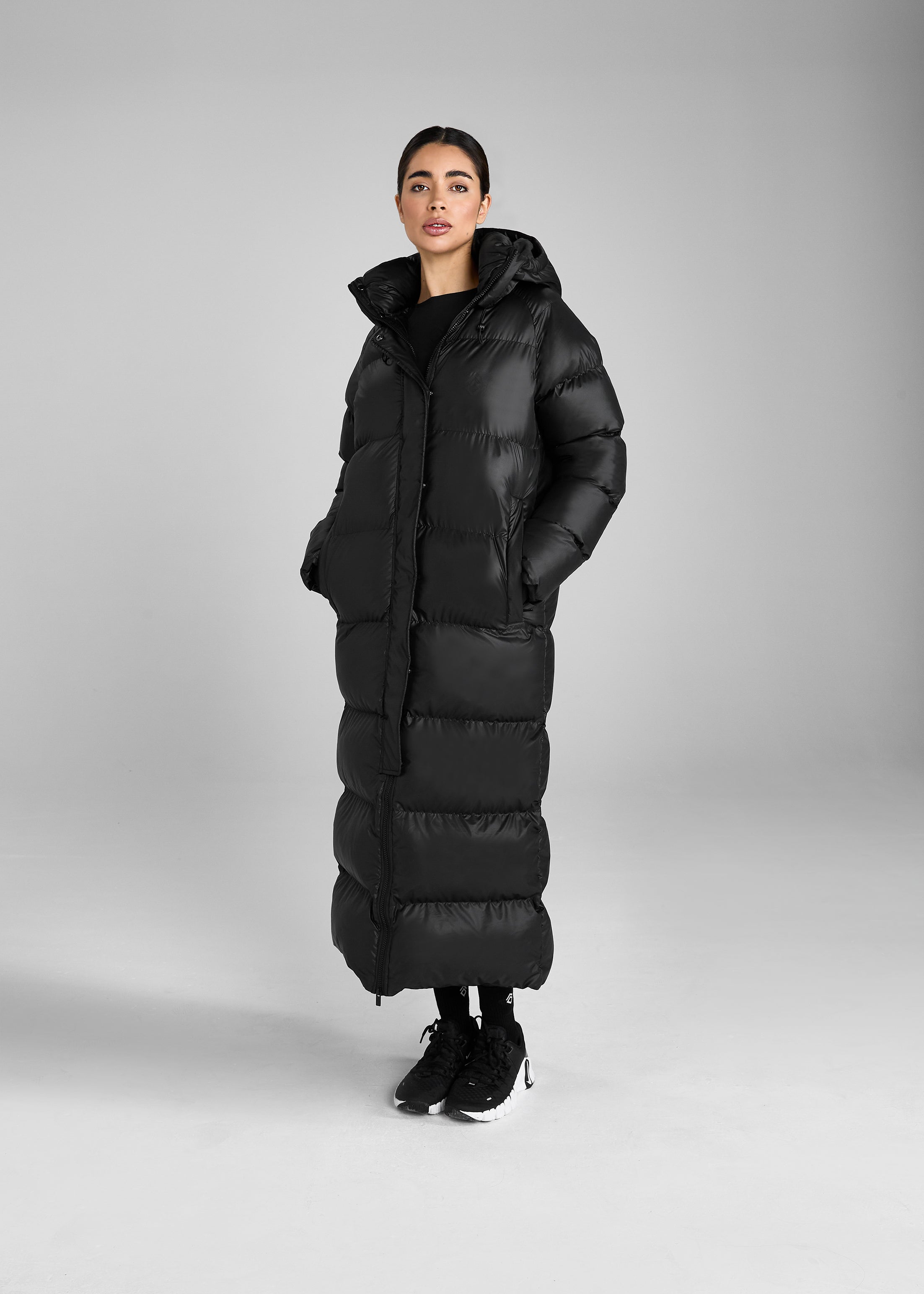 Black heavy fashion coat