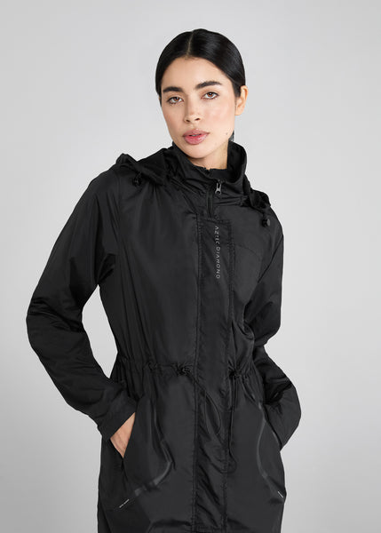 Aztec Diamond Black Lightweight Rain Jacket
