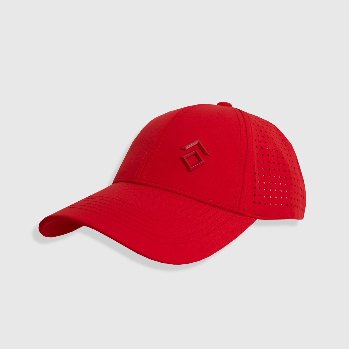 Aztec Diamond Ventilated BaseBall Cap in Crimson