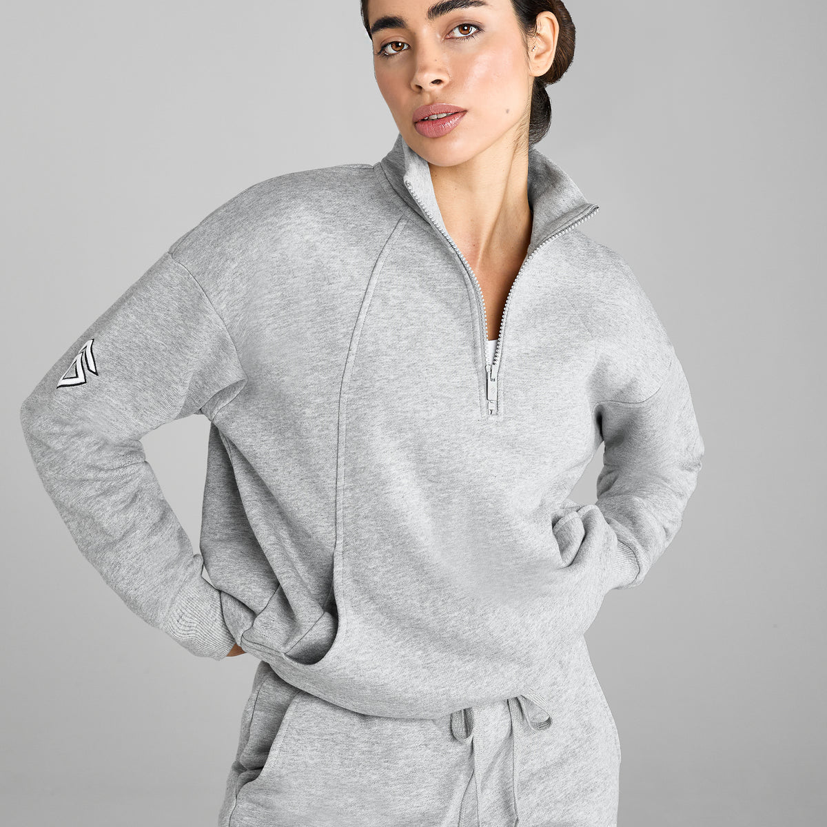 Aztec Diamond Equestrian Club Half Zip Sweater