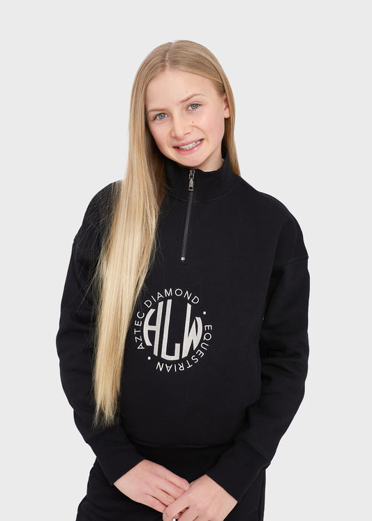 HLW x AD Popcorn Half Zip Sweater