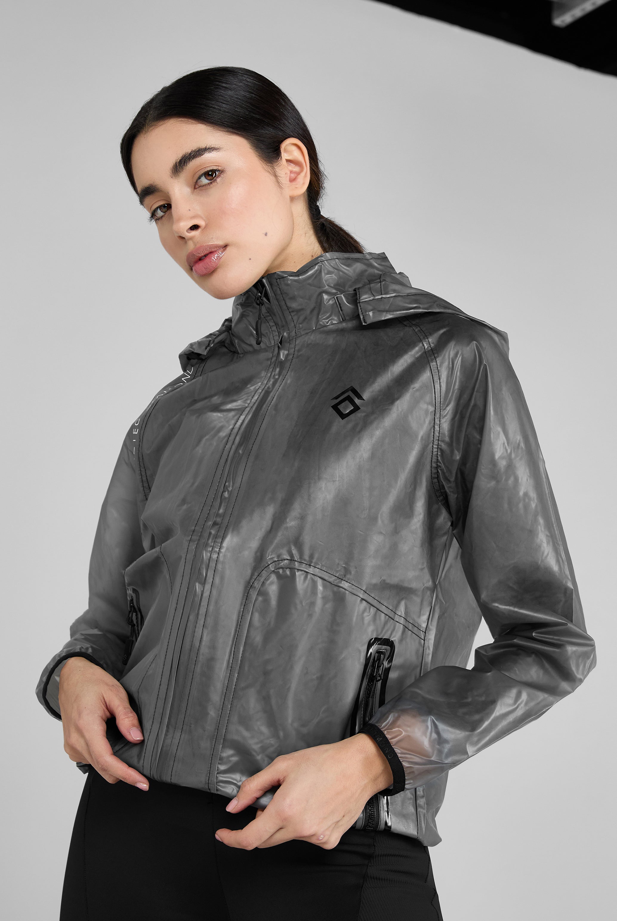 Black Clear Rain Jacket