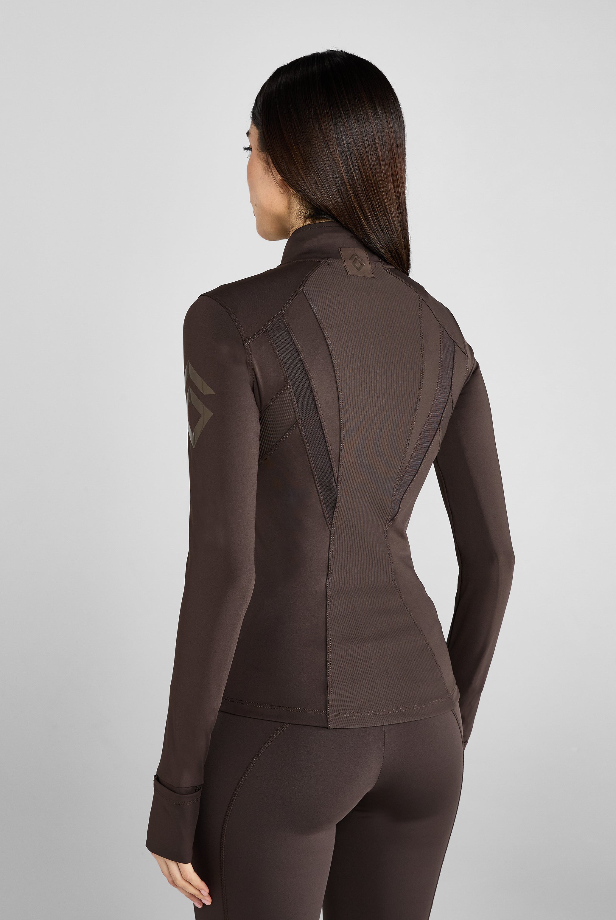 Chocolate Fitted Jacket
