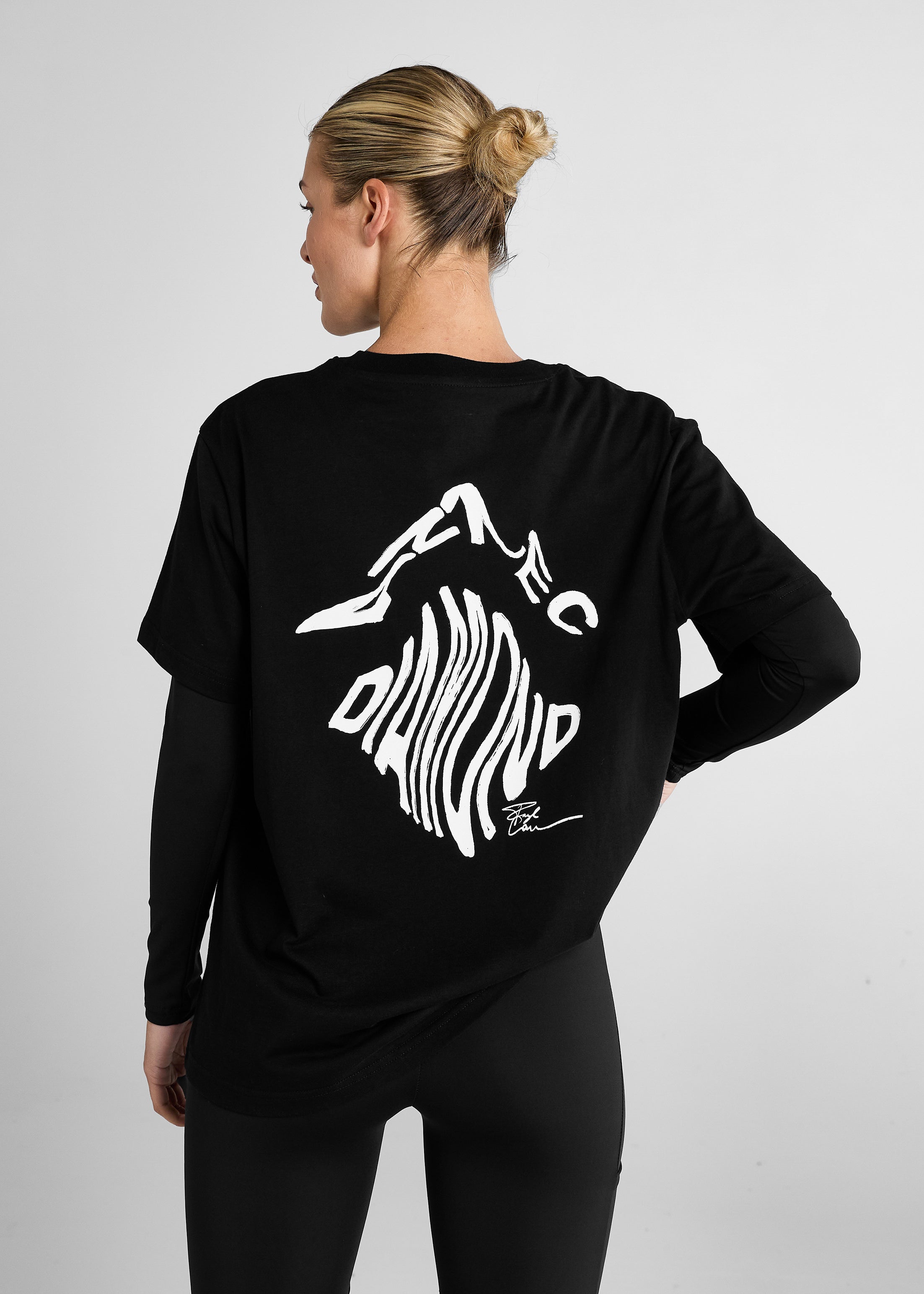 AD x Faye Greenwood Beyond the Hurdle T-shirt – Aztec Diamond