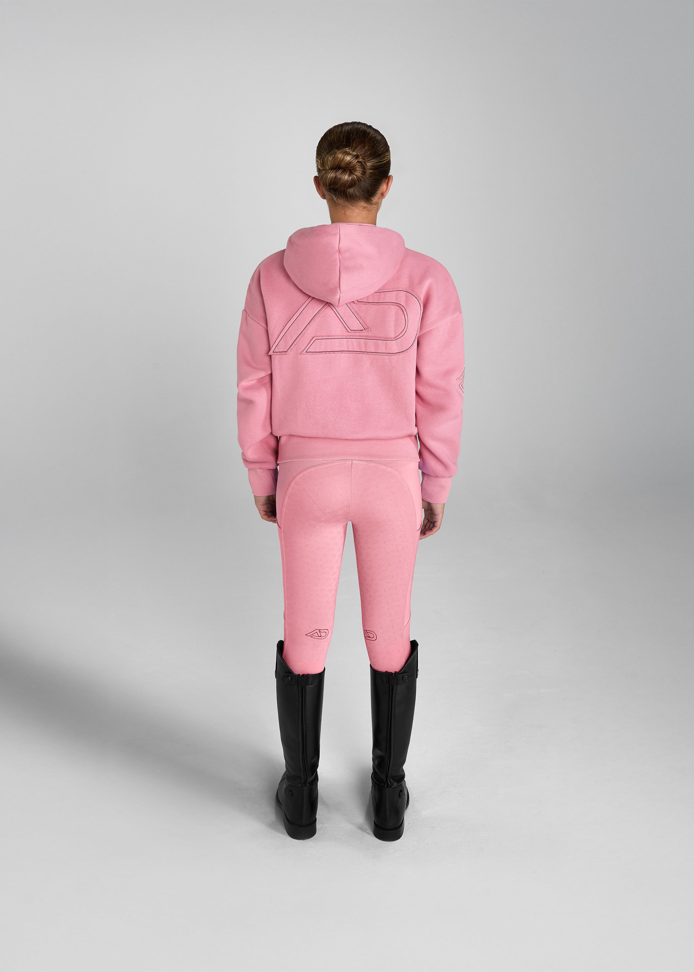 hi-ro♡ YR Pink Coral Half Zip Hoodie – Aztec Diamond