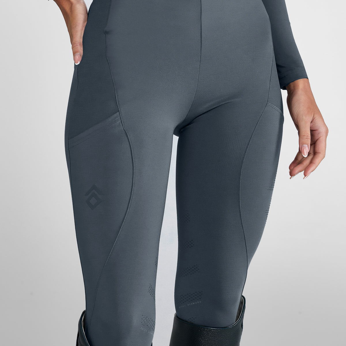 Petrol Core Leggings Knee Grip – Aztec Diamond