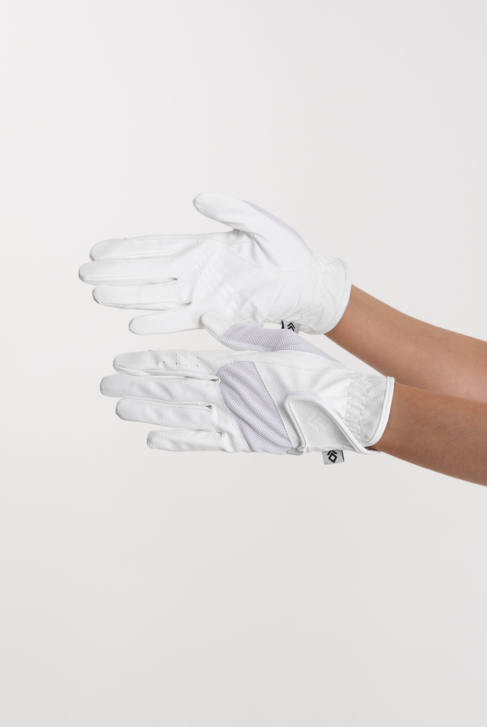 White Pro-grip Gloves