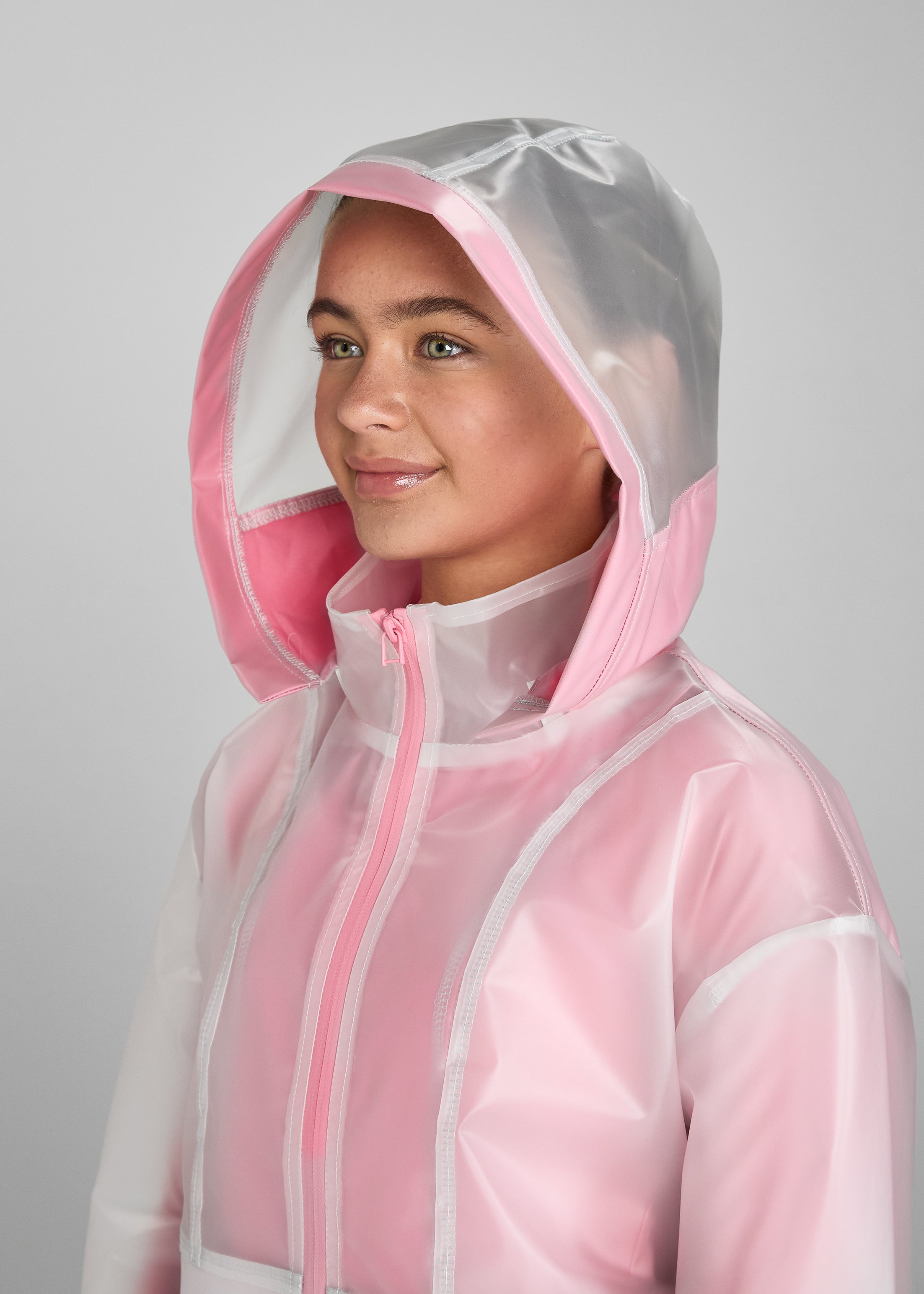 YR Pink Coral Rain Jacket – Aztec Diamond