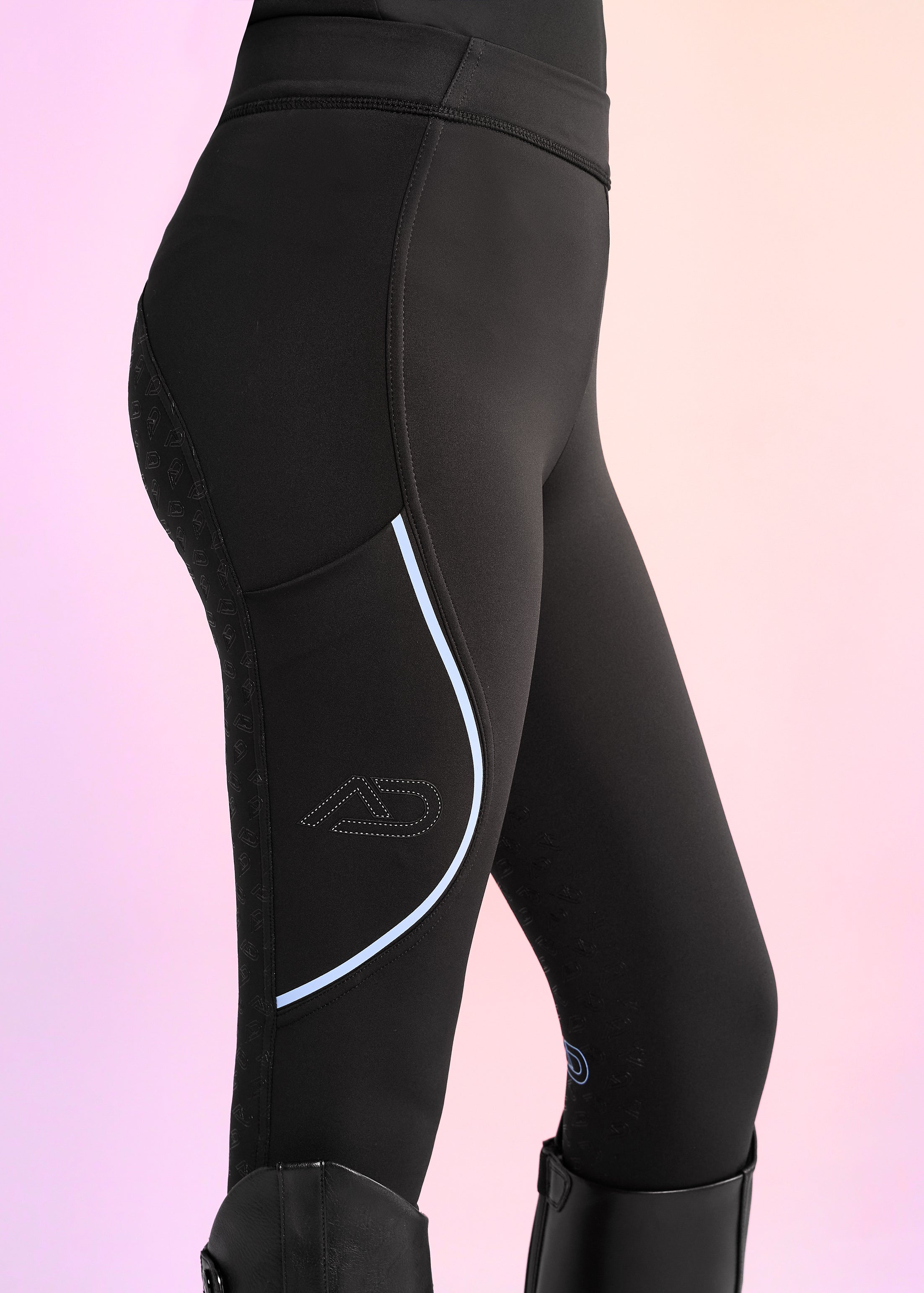 Kids Riding Leggings – Aztec Diamond