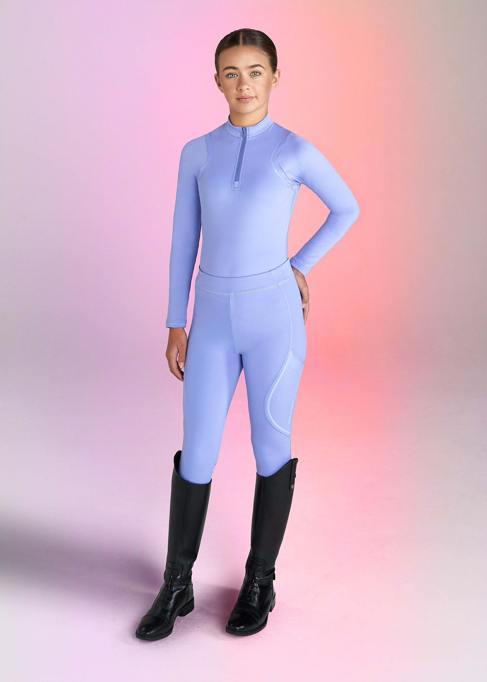 Kids Riding Leggings – Aztec Diamond