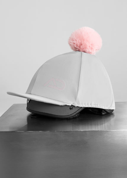 YR Pink Grey Hat Silk – Aztec Diamond