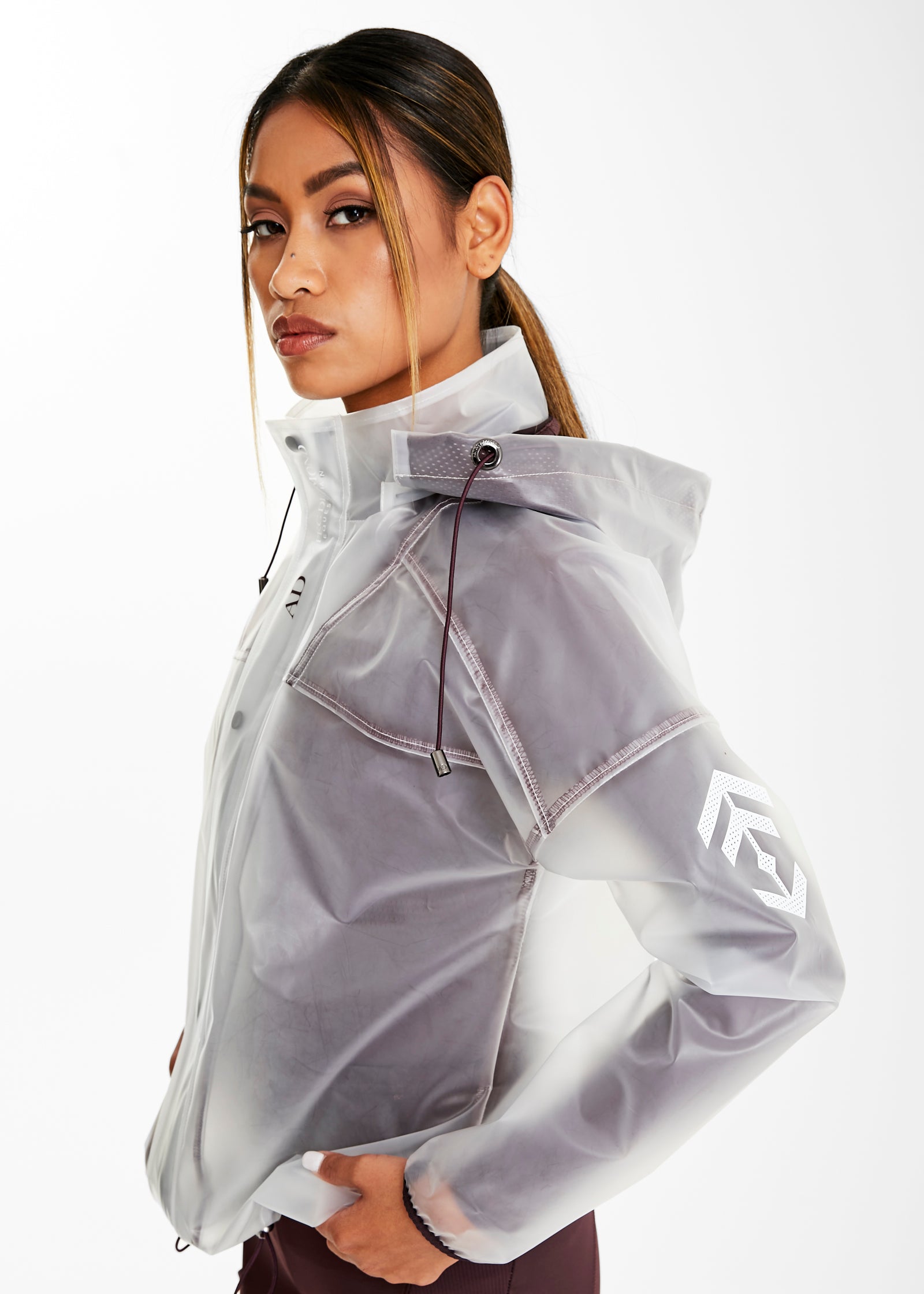 Cropped hotsell rain jacket