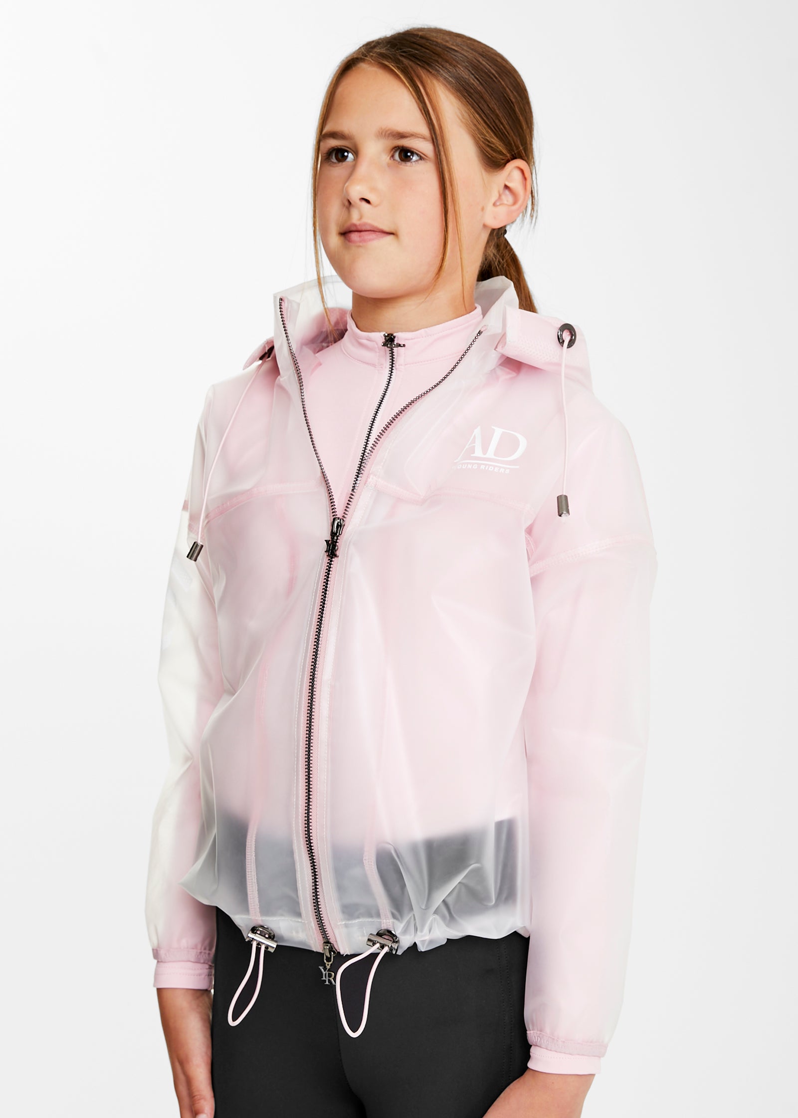 Kids Rain Jacket with Pink Trim detail – Aztec Diamond