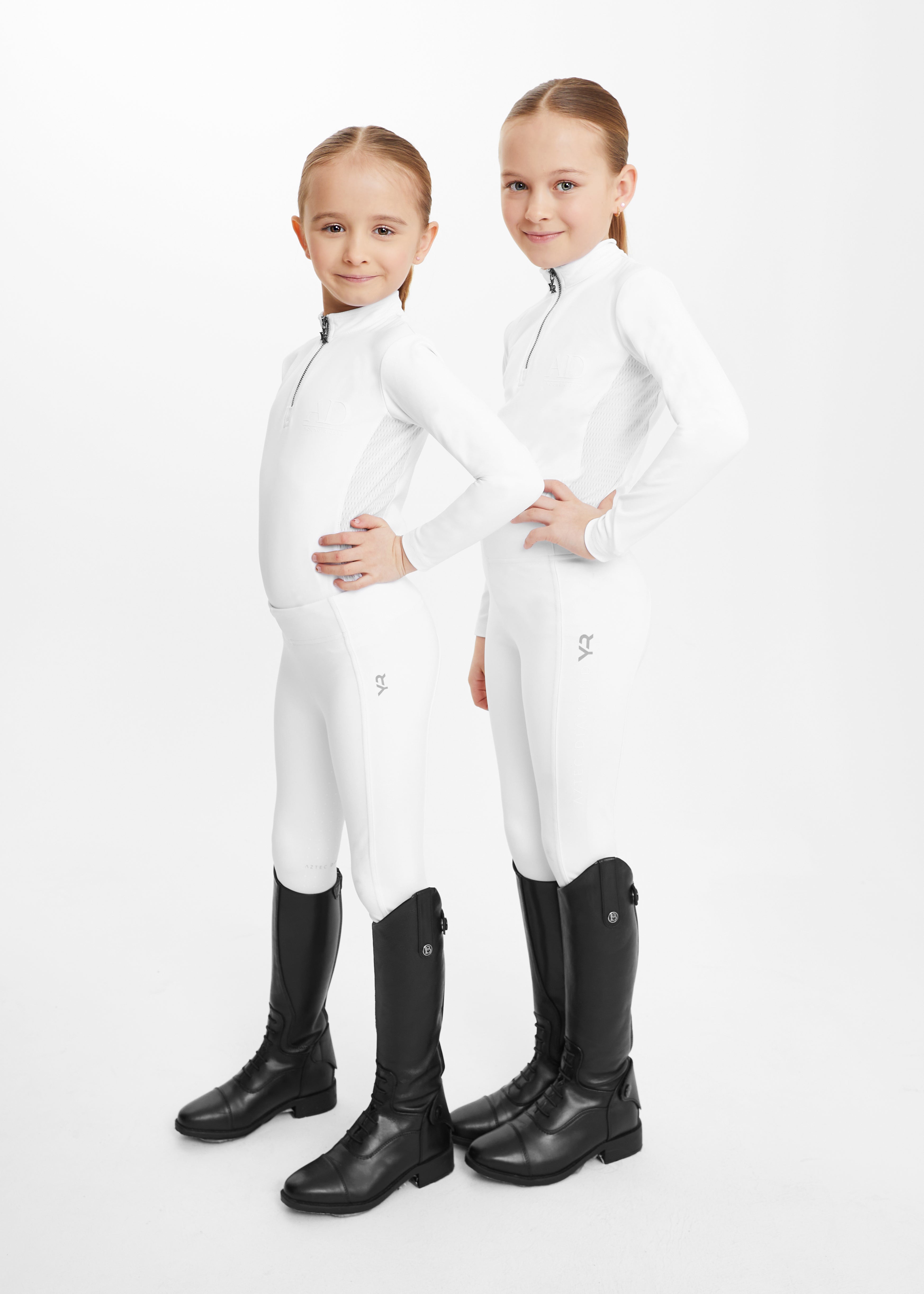 Childrens white outlet leggings